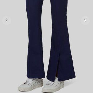 MAGGIE MARILYN She's Still A Dreamer Cotton Flared Pants In Navy size 8 UK 12